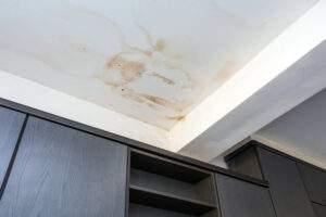 Roof Leakage Water Dameged Ceiling Roof And Stain On Ceiling